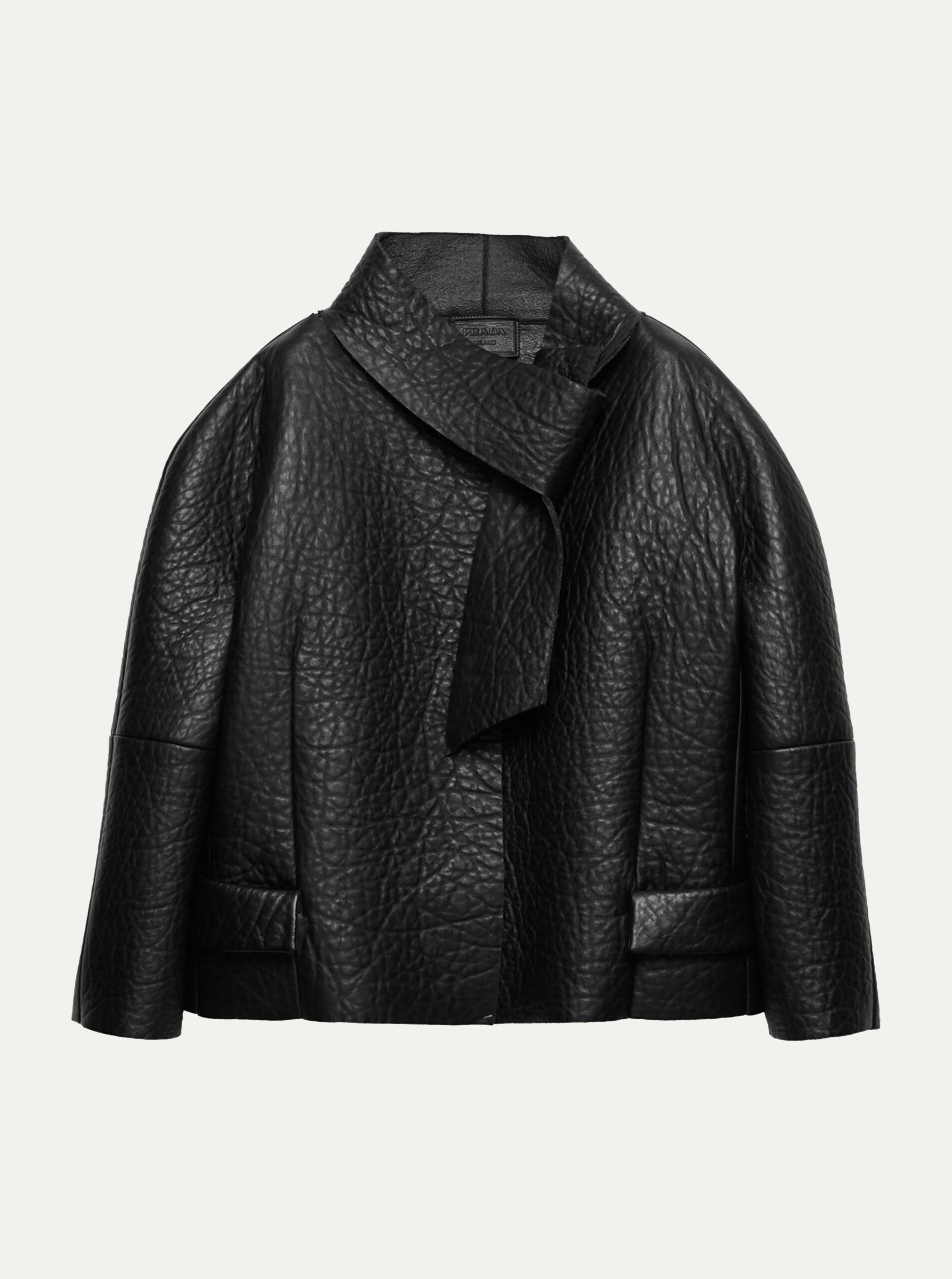 Textured Leather Jacket