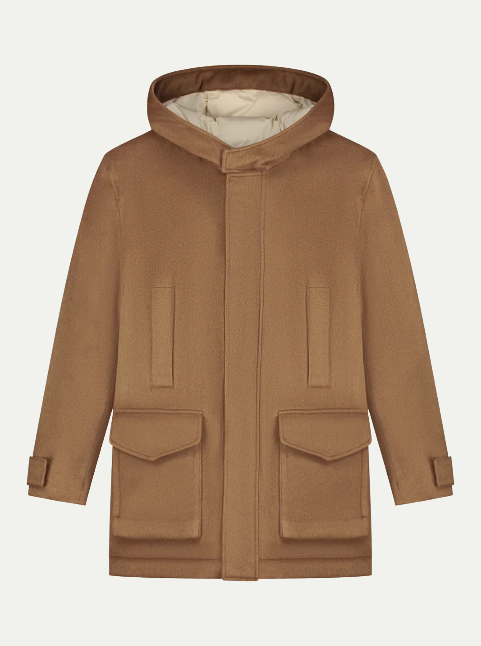 Wool Hooded Utility Jacket